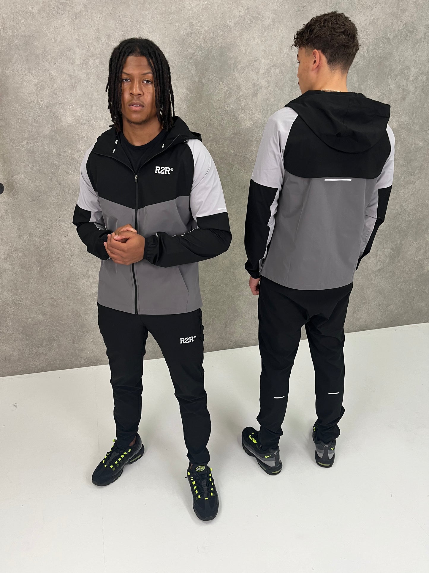 SFA JACKET - BLACK/PLATINUM GREY/MID GREY