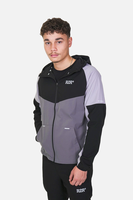 SFA JACKET - BLACK/PLATINUM GREY/MID GREY