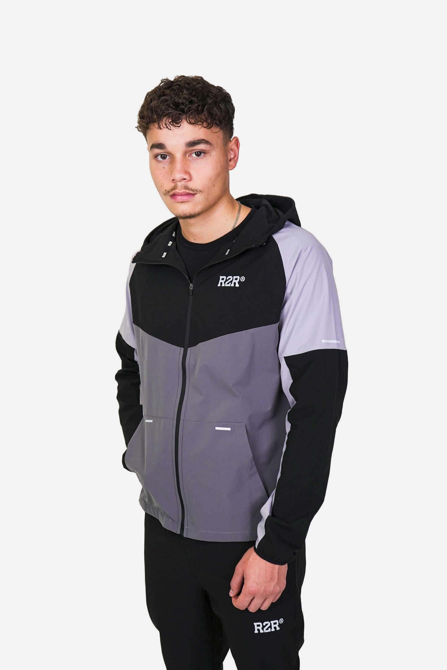 SFA JACKET - BLACK/PLATINUM GREY/MID GREY